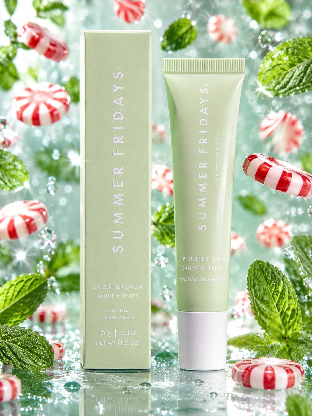 Summer Fridays Lip Butter Balm – Sweet Mint-RARE